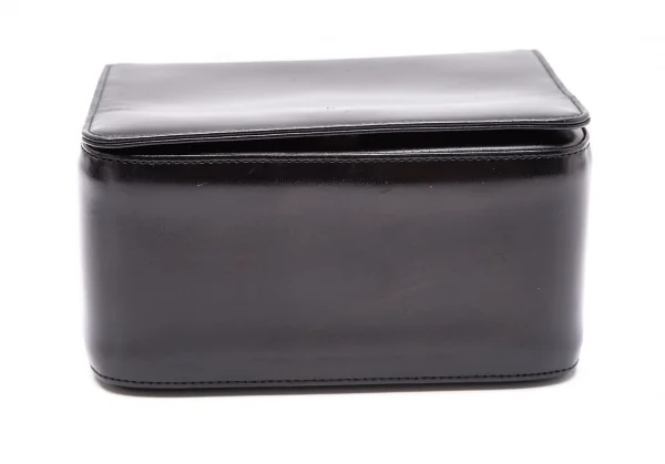 ドリスヴァンノッテンDRIES VAN NOTEN フラワー刺繍ストラップレザーショルダーバッグ 黒 K-107794_010