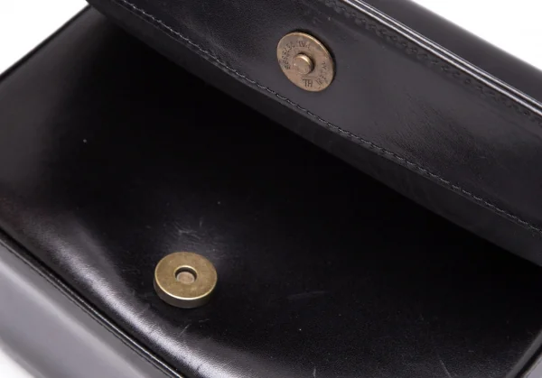 ドリスヴァンノッテンDRIES VAN NOTEN フラワー刺繍ストラップレザーショルダーバッグ 黒 K-107794_012