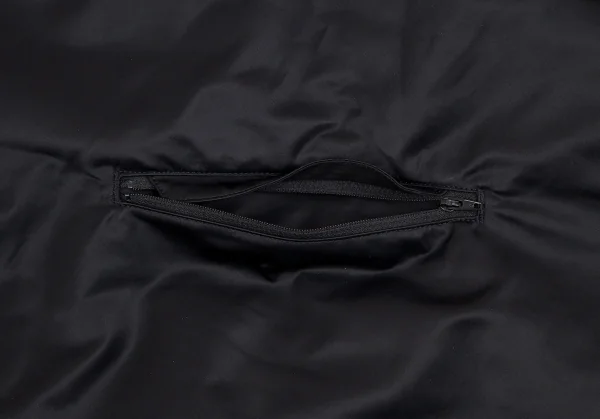 レギュレーション ヨウジヤマモトREGULATION yohji yamamoto ビッグシルエットフーデッドボンバーコート 黒2 K-107797_010