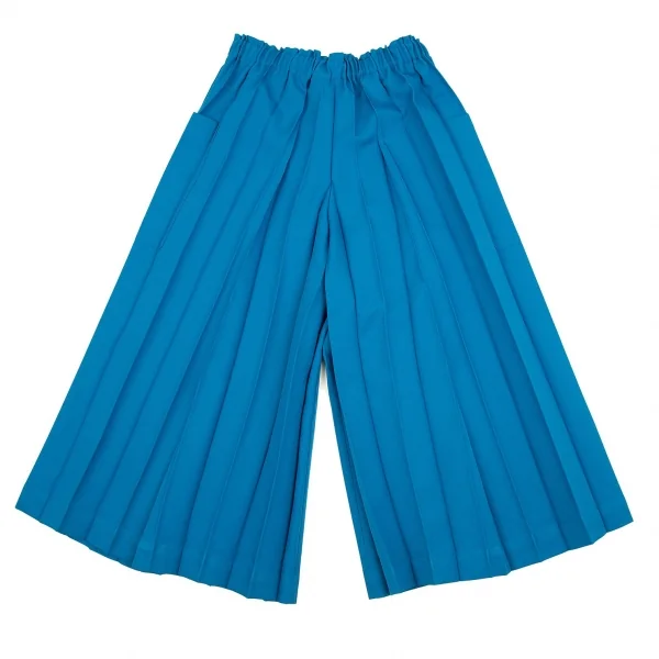 イッセイミヤケ ミーISSEY MIYAKE me プリーツワイドパンツ 水色F K-107807_007