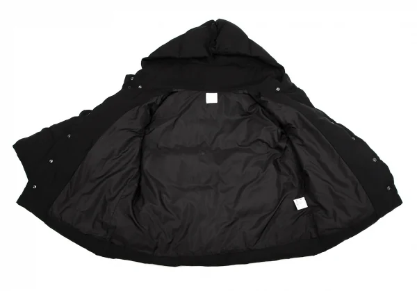 プリーツプリーズPLEATS PLEASE フーデッドダウンジャケット 黒3 K-107815_014