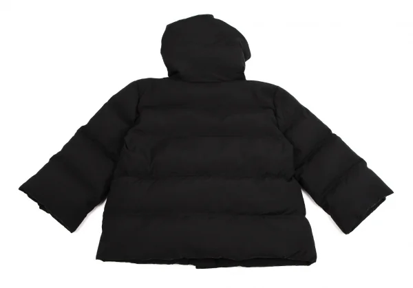プリーツプリーズPLEATS PLEASE フーデッドダウンジャケット 黒3 K-107815_015