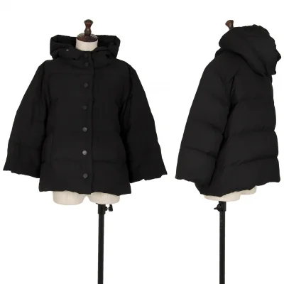 プリーツプリーズPLEATS PLEASE フーデッドダウンジャケット