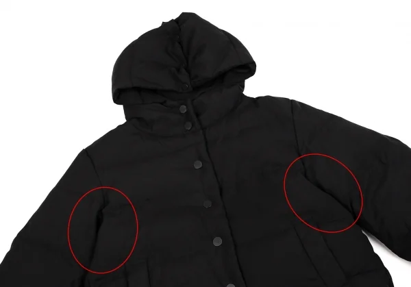 プリーツプリーズPLEATS PLEASE フーデッドダウンジャケット 黒3 K-107815_003