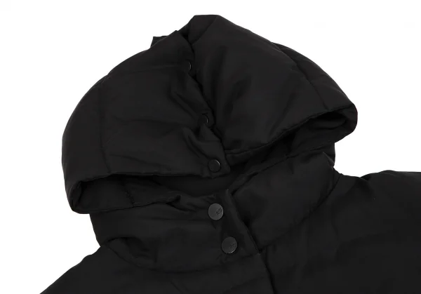 プリーツプリーズPLEATS PLEASE フーデッドダウンジャケット 黒3 K-107815_006
