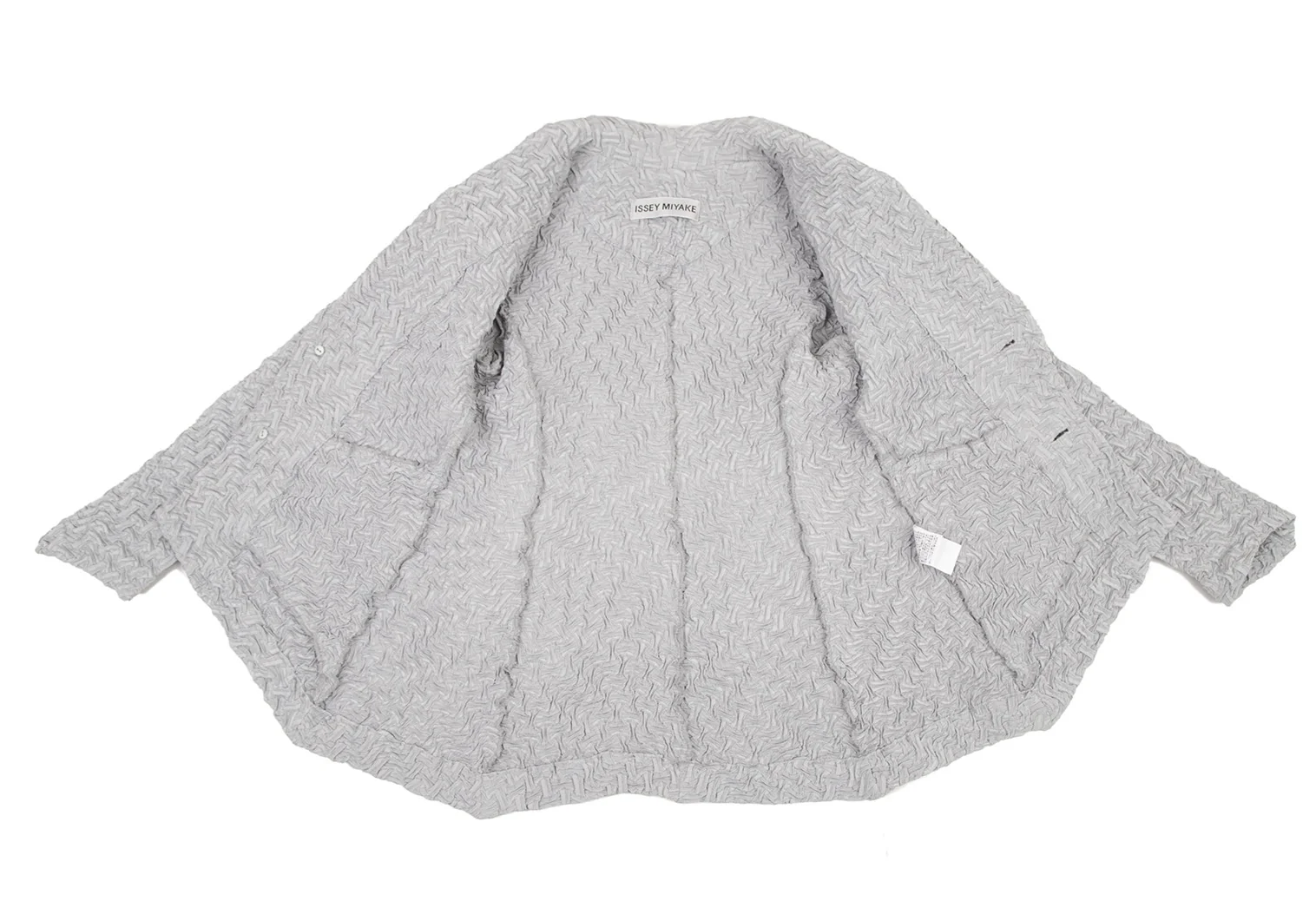 ISSEY MIYAKE スチームトップス 2 ライトグレー系色 イッセイミヤケ