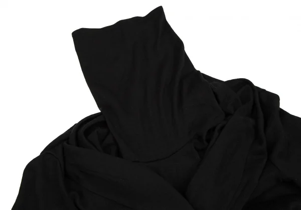 ジュンヤワタナベ コムデギャルソンJUNYA WATANABE COMME des GARCONS ウールジャケット風タートルニットセーター 黒S K-107870_005