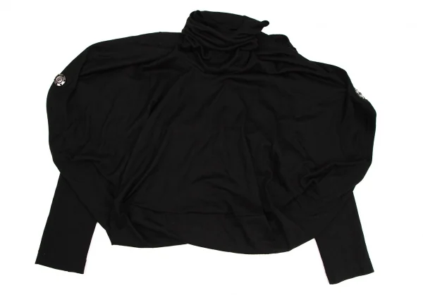 ジュンヤワタナベ コムデギャルソンJUNYA WATANABE COMME des GARCONS ウールジャケット風タートルニットセーター 黒S K-107870_008