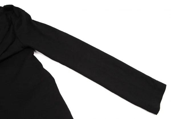 ジュンヤワタナベ コムデギャルソンJUNYA WATANABE COMME des GARCONS ウールジャケット風タートルニットセーター 黒S K-107870_009