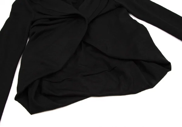 ジュンヤワタナベ コムデギャルソンJUNYA WATANABE COMME des GARCONS ウールジャケット風タートルニットセーター 黒S K-107870_011