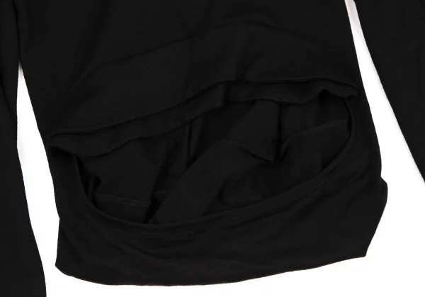 ジュンヤワタナベ コムデギャルソンJUNYA WATANABE COMME des GARCONS ウールジャケット風タートルニットセーター 黒S K-107870_013