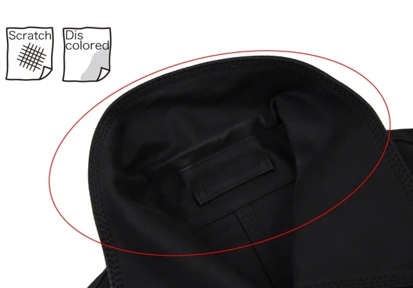 バーバリーロンドンBURBERRY LONDON コットントリプルステッチステンカラージャケット 黒40 K-107878_007