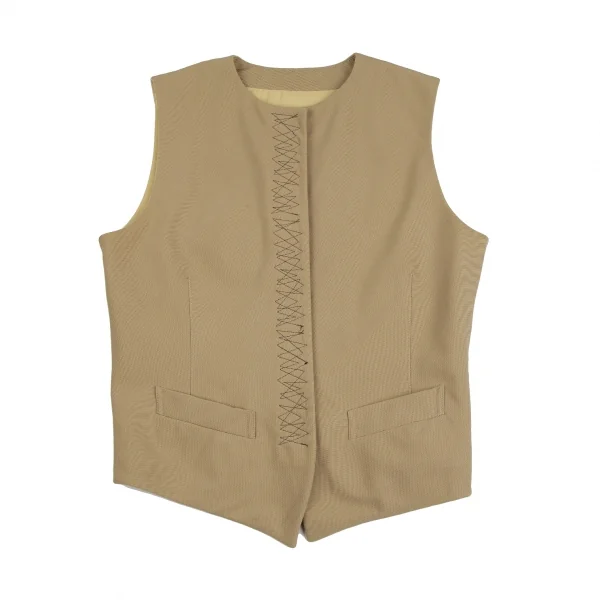 バーバリーロンドンBURBERRY LONDON コットンバイアスチェックスタックカート グレー茶他40 K-107883_002