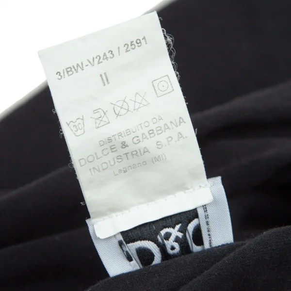 ディーアンドジーD&G BEACHWEAR ロゴプリントキャミトップス 黒2 K-107886_010