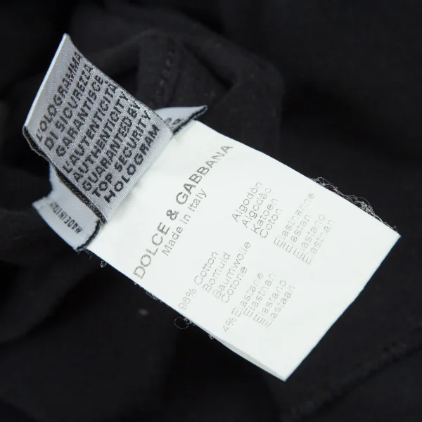 ディーアンドジーD&G BEACHWEAR ロゴプリントキャミトップス 黒2 K-107886_011