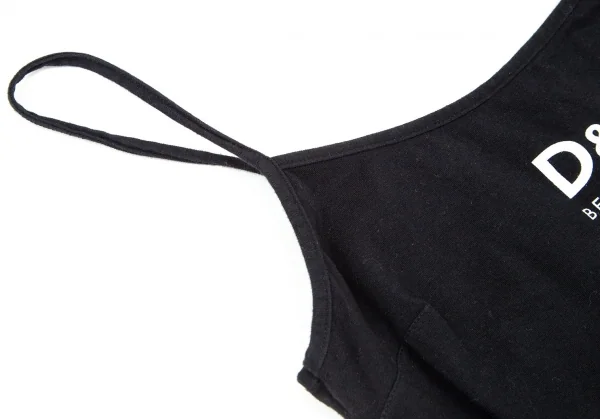 ディーアンドジーD&G BEACHWEAR ロゴプリントキャミトップス 黒2 K-107886_004