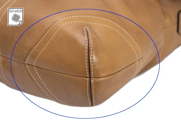 コーチCOACH ソーホー スモールダッフル レザーショルダーバッグ キャメル K-107892_013