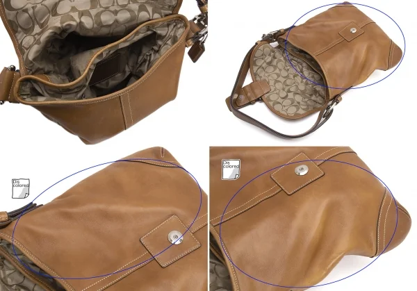 コーチCOACH ソーホー スモールダッフル レザーショルダーバッグ キャメル K-107892_016