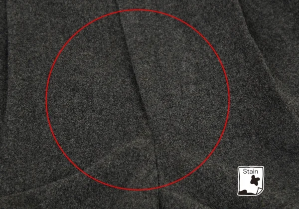 パパスPapas ウールツータックテーパードパンツ グレーM K-107900_003