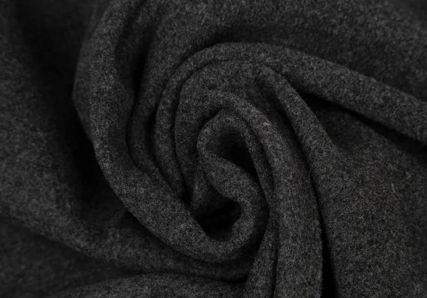 パパスPapas ウールツータックテーパードパンツ グレーM K-107900_019