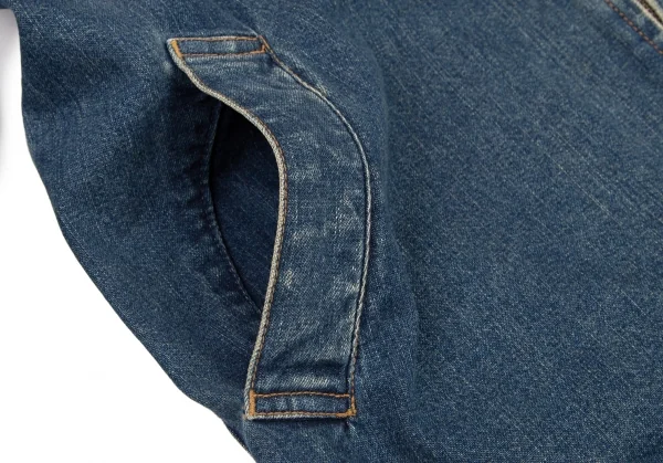 アデュートリステスADIEU TRISTESSE コットンフ-ド着脱デニムジャケット インディゴ38 K-107901_012