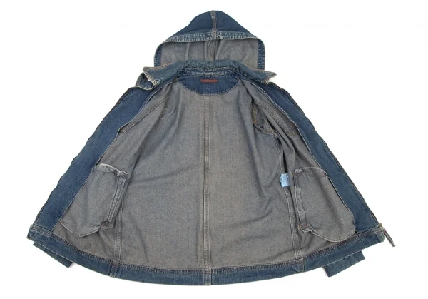 アデュートリステスADIEU TRISTESSE コットンフ-ド着脱デニムジャケット インディゴ38 K-107901_013