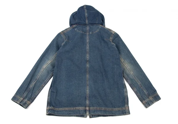 アデュートリステスADIEU TRISTESSE コットンフ-ド着脱デニムジャケット インディゴ38 K-107901_014