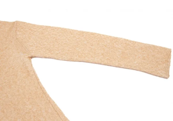 ヨシエイナバYOSHIE INABA シルクカシミヤタートルネックニットセーター ベージュ11 K-107906_005