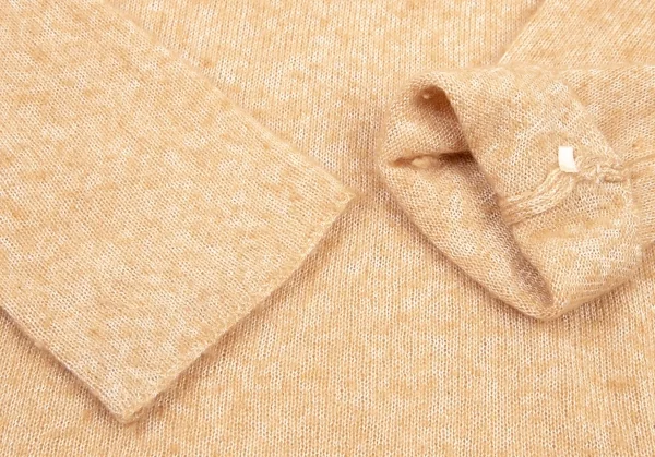 ヨシエイナバYOSHIE INABA シルクカシミヤタートルネックニットセーター ベージュ11 K-107906_006