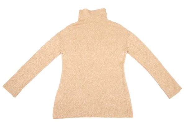 ヨシエイナバYOSHIE INABA シルクカシミヤタートルネックニットセーター ベージュ11 K-107906_009