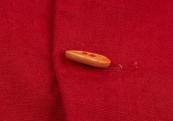 コムデギャルソンCOMME des GARCONSリネン製品染めジャケット 赤M K-107910_011