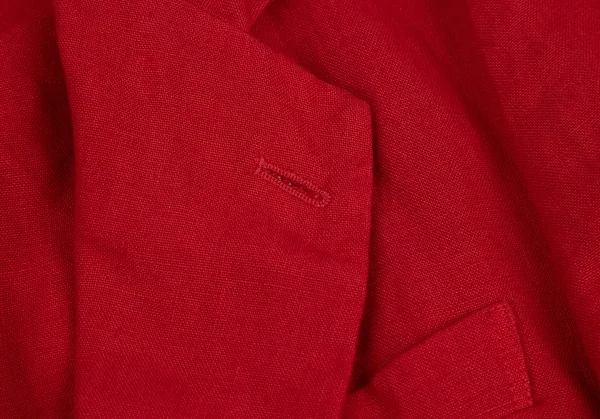 コムデギャルソンCOMME des GARCONSリネン製品染めジャケット 赤M K-107910_004