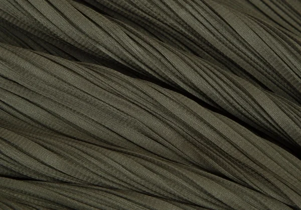 プリーツプリーズPLEATS PLEASE プリーツボタンレステーラードジャケット カーキ3 K-107947_010