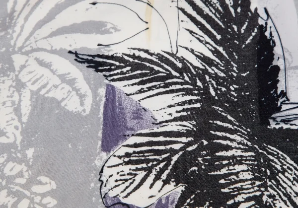 バジュラbajra ボタニカルグラフィックプリントトップス 白グレー他L位 K-107953_011