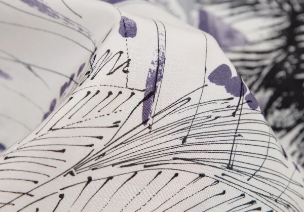 バジュラbajra ボタニカルグラフィックプリントトップス 白グレー他L位 K-107953_012