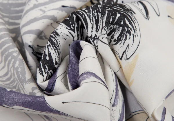 バジュラbajra ボタニカルグラフィックプリントトップス 白グレー他L位 K-107953_013