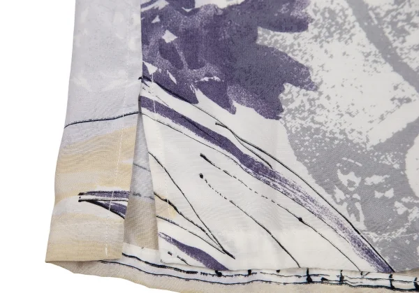 バジュラbajra ボタニカルグラフィックプリントトップス 白グレー他L位 K-107953_008