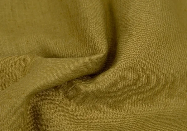 イヴサンローランYves Saint Laurent リネン金ボタンダブルジャケット カーキS K-107964_014