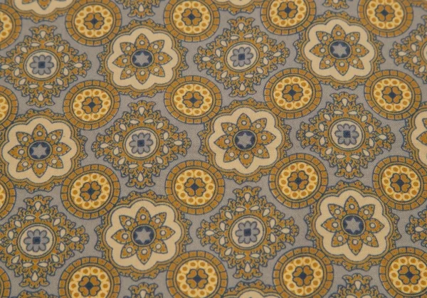 バーバリーズBurberrys' ダマスクプリントフライフロントシャツ からしグレー9 K-107979_012