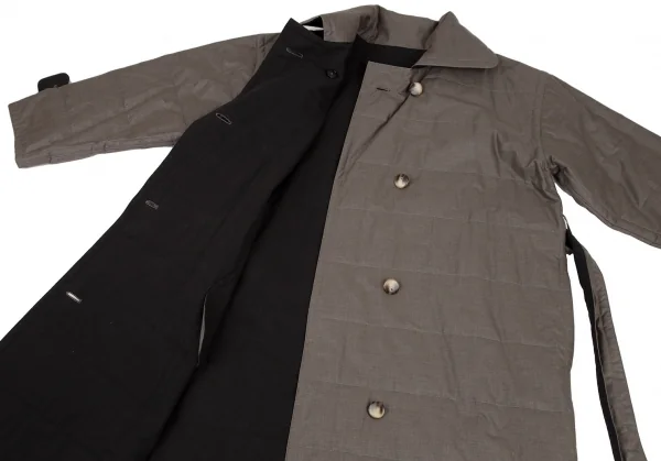 ジバンシィGIVENCHY 中綿ダブルコート グレー8 K-107982_011