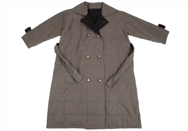 ジバンシィGIVENCHY 中綿ダブルコート グレー8 K-107982_002