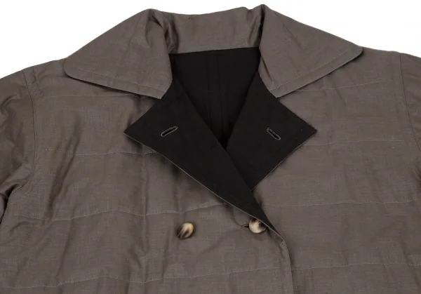 ジバンシィGIVENCHY 中綿ダブルコート グレー8 K-107982_003