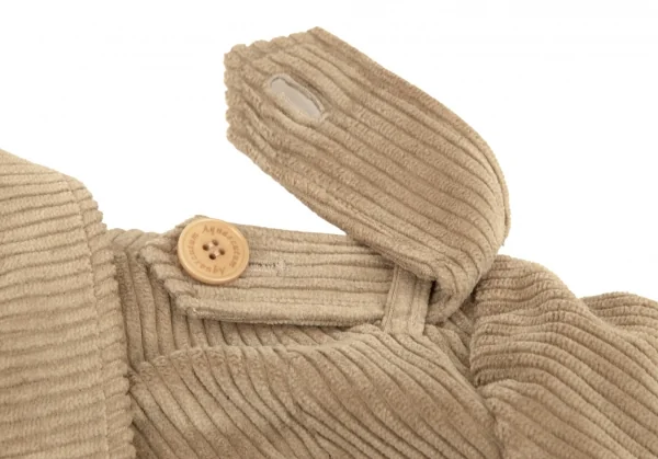 アクアスキュータムAquascutum 裏チェックコーデュロイロングトレンチコート モカ8 K-107983_005