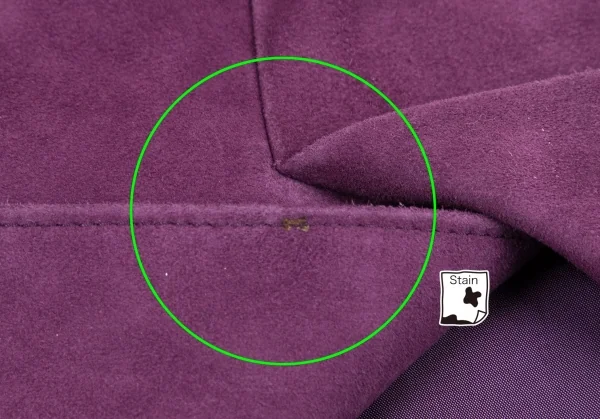 Kオブクリツィア K OF KRIZIA シープスウェードパネル切替スカート 紫42 K-107986_015