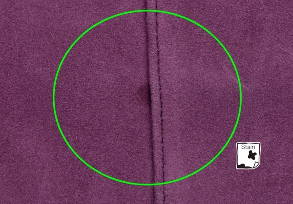 Kオブクリツィア K OF KRIZIA シープスウェードパネル切替スカート 紫42 K-107986_006