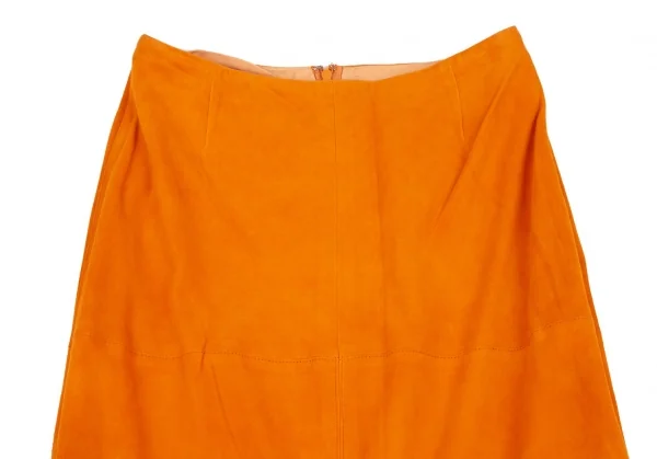 Kオブクリツィア K OF KRIZIA シープスウェードスカート オレンジ40 K-107988_003