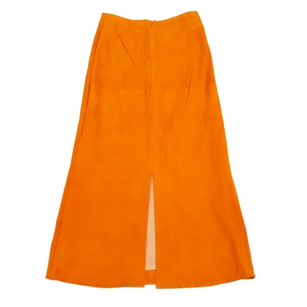 Kオブクリツィア K OF KRIZIA シープスウェードスカート オレンジ40 K-107988_007
