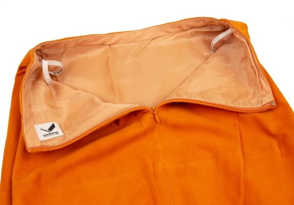 Kオブクリツィア K OF KRIZIA シープスウェードスカート オレンジ40 K-107988_009