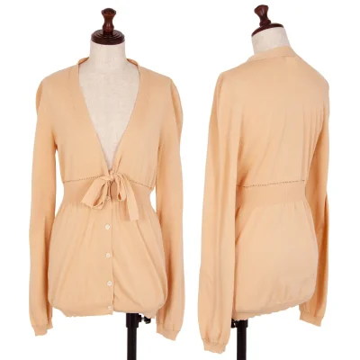 CELINE Ribbon Knit Cardigan