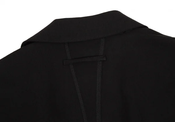 ジャンポールゴルチエJean Paul GAULTIER ストレッチジョーゼットカーブ切替ジャケット チャコール38 K-108020_013